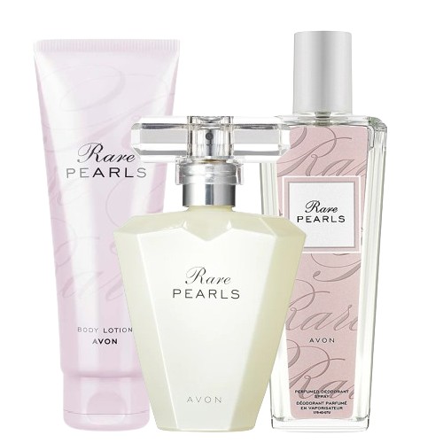Набор Avon Rare Pearls [Духи + Бальзам + Спрей]