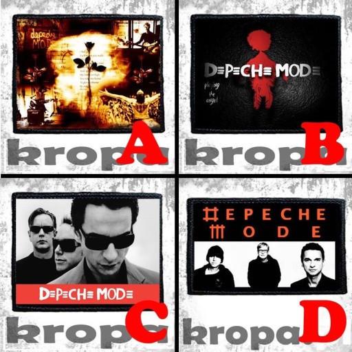 Нашивка DEPECHE MODE 8 X 8 см. Множество дизайнов!