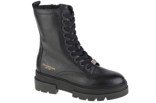 Женские однотонные ботинки TOMMY HILFIGER черные 39