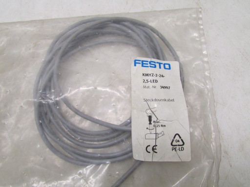 Кабель соединительный FESTO KMYZ-2-24-2,5-LED НОВЫЙ