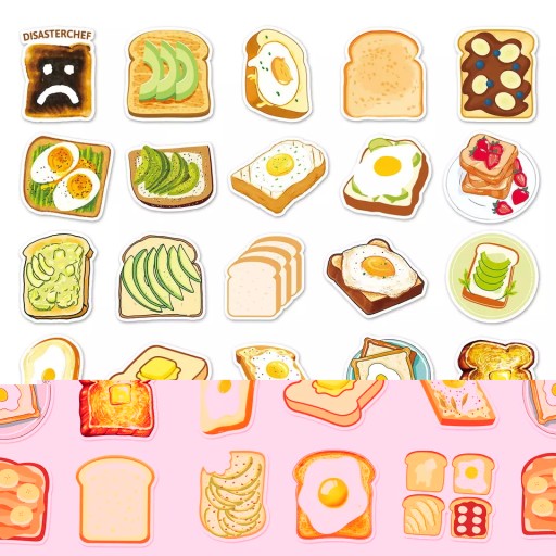 НАБОР НАКЛЕЙКОВ TASTE MIX STICKERBOMB TOP 50 шт.