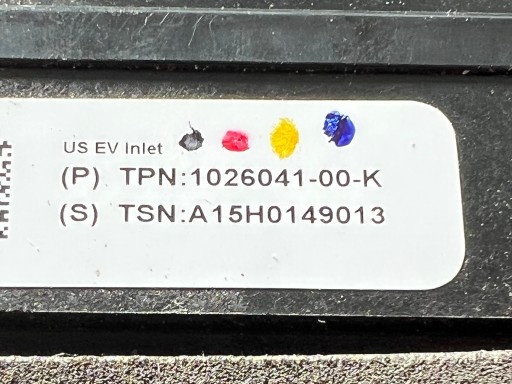 Зарядный порт Tesla S CP GEN2 1026041-00-K
