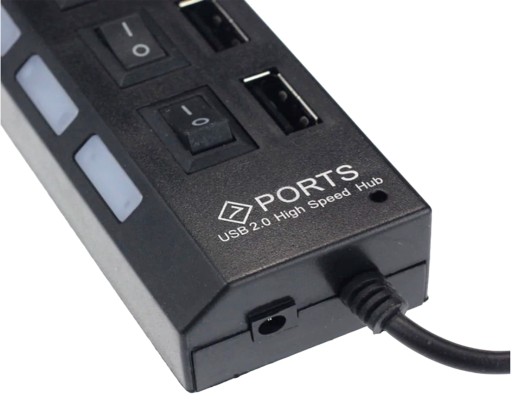 ХАБ USB 2.0 7 ПОРТОВ ЗАРЯДНОЕ УСТРОЙСТВО ОФИЦИАНТЫ ЧАСЫ