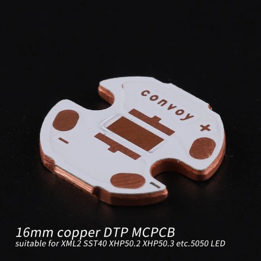 Светодиод Cree XM-L2 T6 5D нейтральный 4000К медь Noctigon