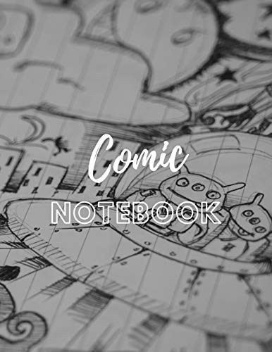 Блокнот с комиксами Magicsd Designs Journals: идеальная черно-белая заготовка
