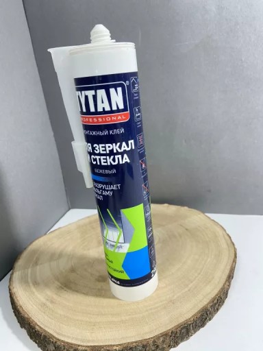 КЛЕЯ ДЛЯ ЗЕРКАЛ ТИТАН-БЕЖЕВЫЙ 290МЛ В СБОРЕ