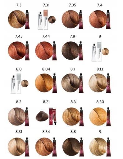 LOREAL MAJIREL FARBA DO WŁOSÓW 50ml CAŁA PALETA