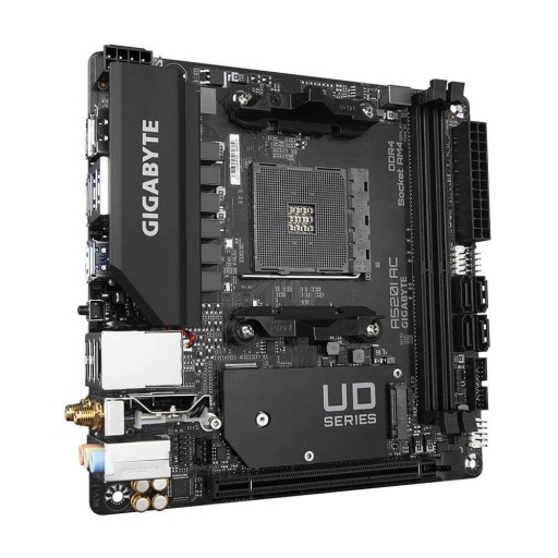 Материнская плата Gigabyte A520I AC AM4 2DDR4 mITX
