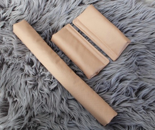Wkładka do wózka spacerówki wodoodporny ponóżek karmelowy ELLEN S 80 cm