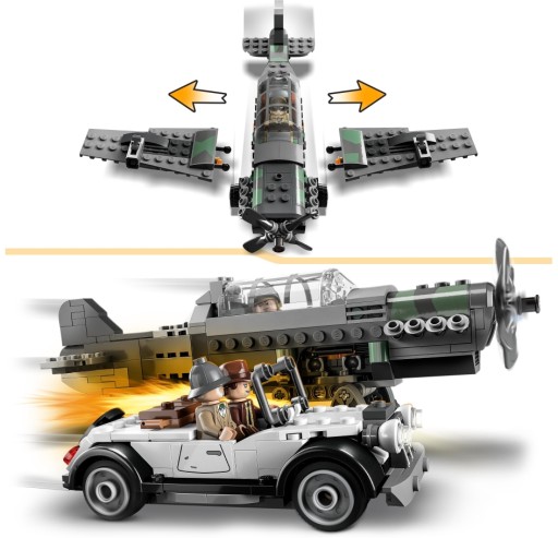 LEGO Indiana Jones Fighter Jet Chase 77012 8+ 387 деталей