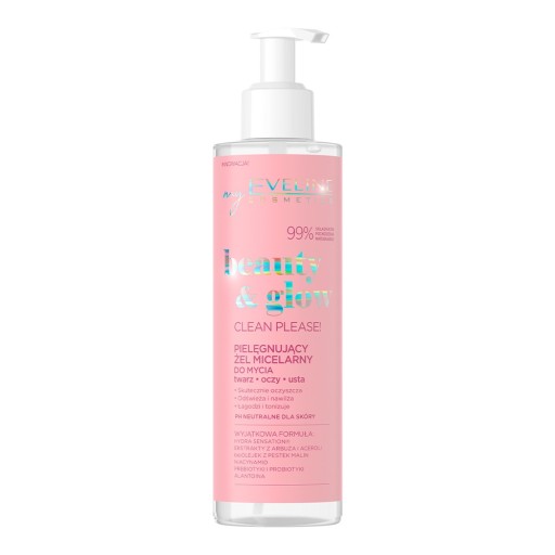 Мицеллярный гель Eveline Cosmetics Beauty&Glow