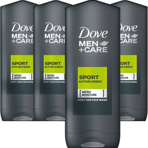Гель для душа Dove Men Sport Active 4x250 мл