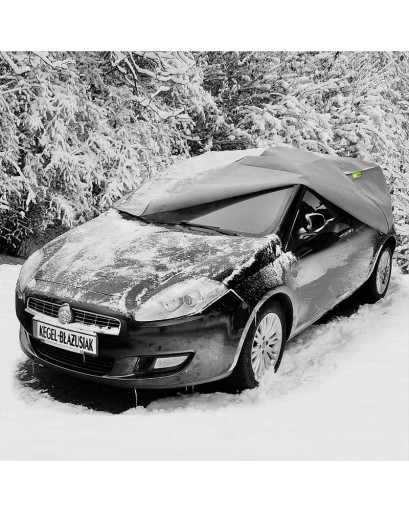 Pokrowiec na szyby i dach Kegel-Błażusiak Winter Optimio 255-275 cm szary