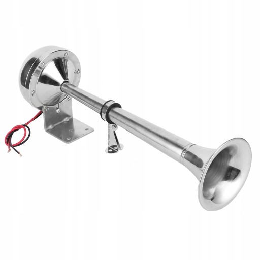 12V FANFARA KLAKSON SYGNAŁ TIR CHROM GŁOŚNY