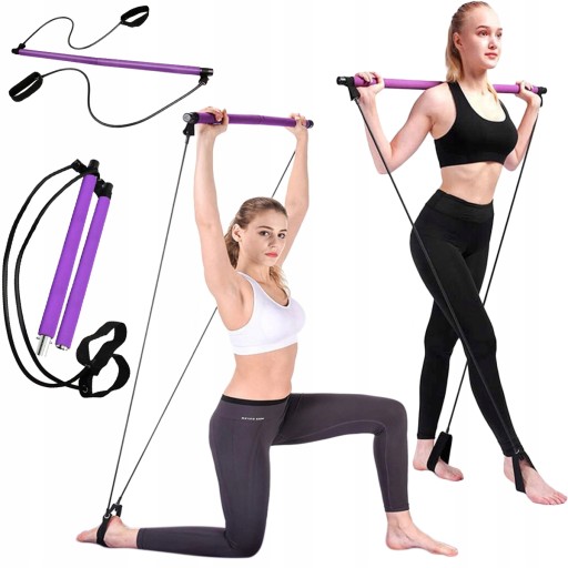 GUMY OPOROWE DRĄŻEK DO ĆWICZEŃ TAŚMY PILATES 18w1