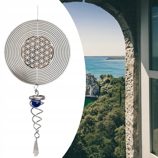 3D Metal Wind Spinner Indoor Outdoor Garden Ozdoby