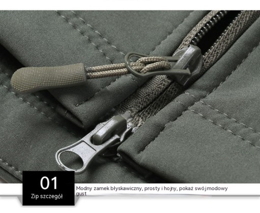 KURTKA MĘSKA SOFTSHELL OCIEPLANA WODOODPORNA,wzór2