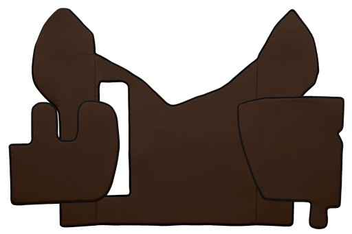 Коврики TIR RENAULT PREMIUM, гладкая экокожа