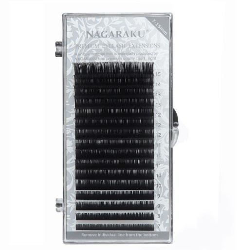 NAGARAKU Premium Mink C 0,07 MIX Ресницы 16 полосок