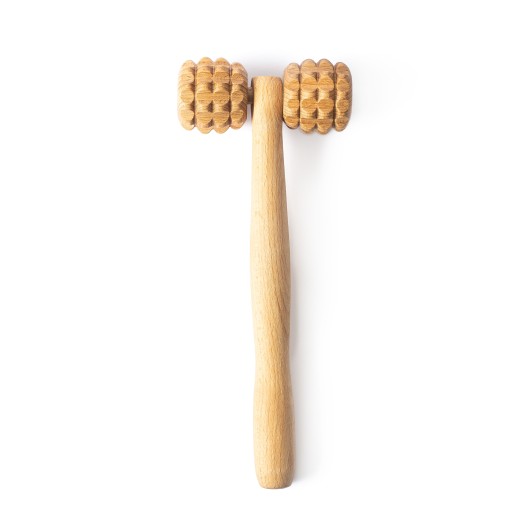 DREWNIANY MASAŻER WAŁEK DO TWARZY ROLLER HABYS