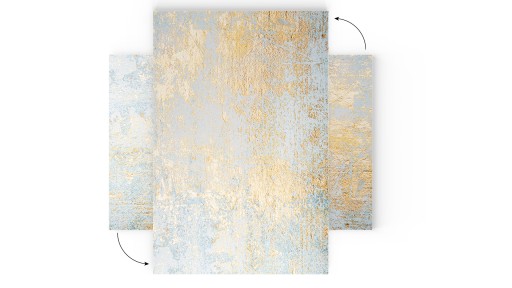 Tablica na magnesy METALboards, złoty beton 90x60 cm + zestaw GRATISÓW