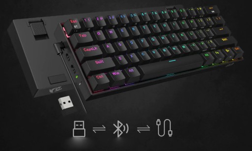 Клавиатура REDRAGON K530 Draconic Pro, черная