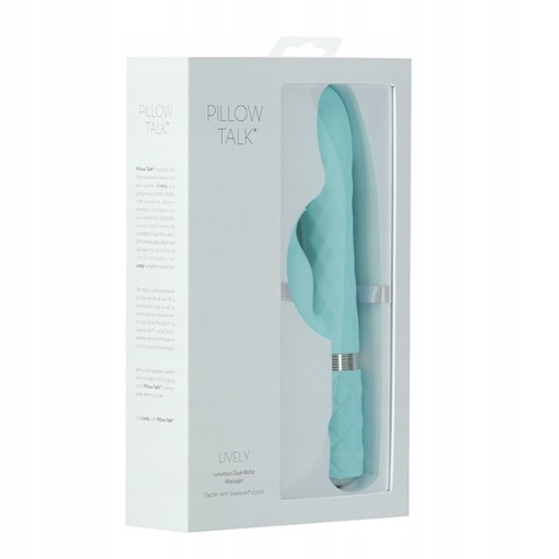 TALK LIVELY WIBRATOR KRÓLICZEK Z ROTACJĄ PILLOW