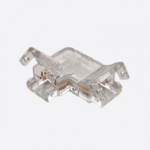 ZŁĄCZKA KĄTOWA ŁĄCZNIK DO TAŚM LED COB 8mm IP20 ZACISKOWA 90°