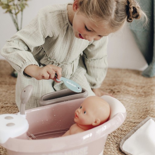 SMOBY BABY NURSE 2IN1 BATTLE С ГИДРОМАССАЖНЫМ ДУШЕМ И СВЕТОМ С КУКЛОЙ