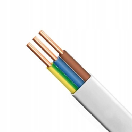 КАБЕЛЬ ЭЛЕКТРИЧЕСКИЙ ПЛОСКИЙ YDYp 3x1 мм 450/750В 50М