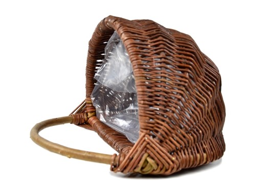 Корзина для цветов WICKER.Подвесная корзина для цветов 29 см.
