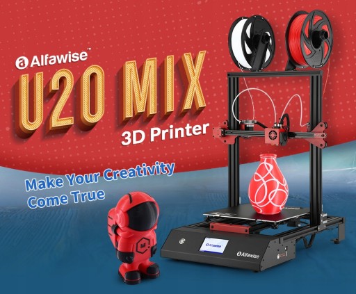3D-ПРИНТЕР ALFAWISE U20 MIX 300x300x400 мм 2X