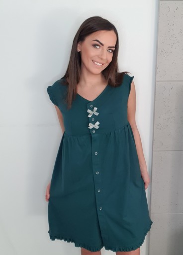 Коша кормление рубашка Basia Emerald Size 4xl