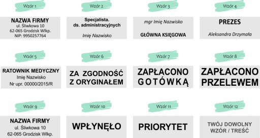 ШТАМП КОМПАНИИ WAGRAF B2s, 4 строки, ДИЗАЙН ЛОГОТИПА