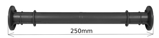 Rurka szalunkowa dystansowa z korkiem 25cm 100szt