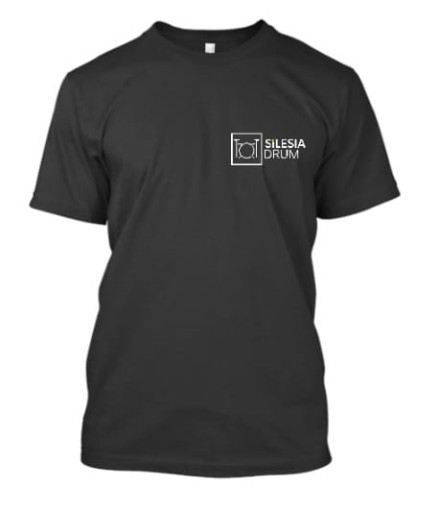 SILESIA DRUM Черная футболка с логотипом (XL)