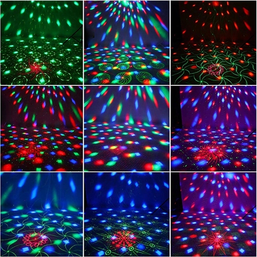 ПРОЕКТОР DISCO BALL, СВЕТОДИОДНЫЙ ОТРАЖАТЕЛЬ RGB