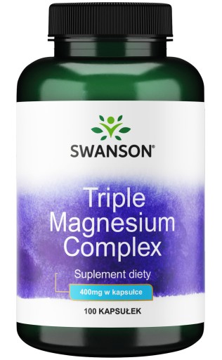 SWANSON МАГНИЙ ТРИ ФОРМЫ 400MG 100КАП ОРИГИНАЛ
