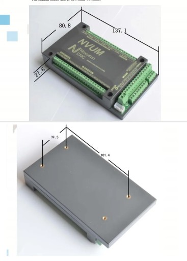 Контроллер, контроллер фрезерного станка с ЧПУ, 5 осей NVUM V2, 200 кГц, USB Mach3