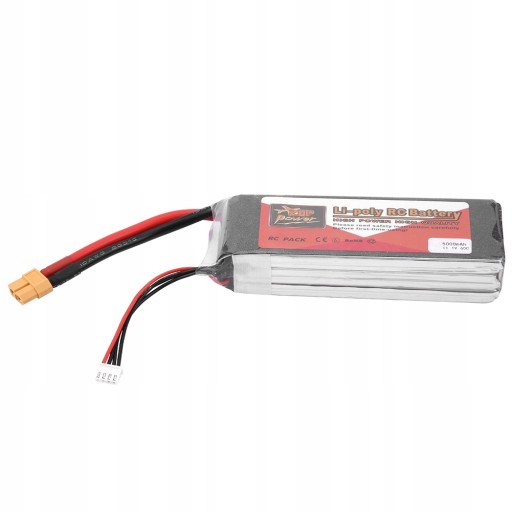Аккумулятор LiPo 11,1 В 5000 мАч со штекером XT60