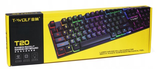 ИГРОВАЯ КЛАВИАТУРА СО СВЕТОДИОДНОЙ ПОДСВЕТКОЙ ДЛЯ ИГР