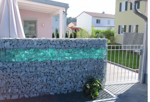 БИРЮЗОВОЕ СТЕКЛО ДЛЯ ГАБИОНОВ КУСКИ 250 КГ КУРЬЕР
