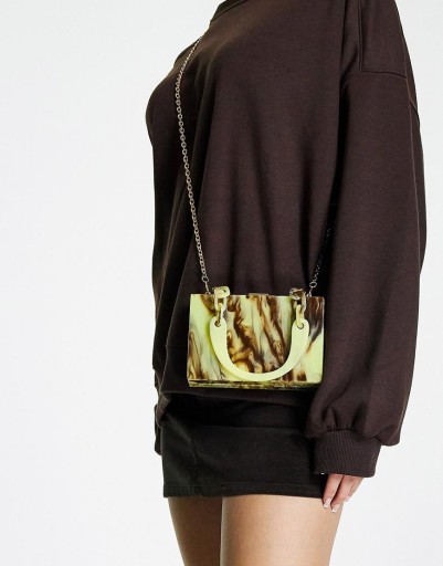ПЛАСТИКОВАЯ СУМКА ASOS DESIGN __11X17X5