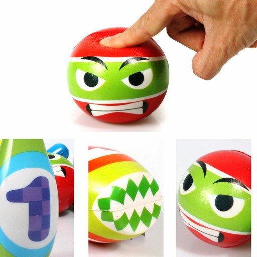 1 набор игрушек для игры в боулинг для детей в помещении и на улице