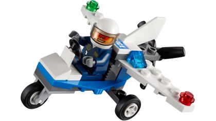 Полицейский самолет LEGO City 30018 Limited, НОВИНКА