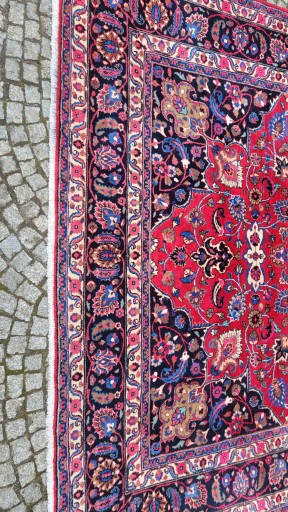 ПЕРСИДСКИЙ КОВЕР С СЕТКОЙ ПОДПИСЬЮ R.WOVEN IRAN 260/360