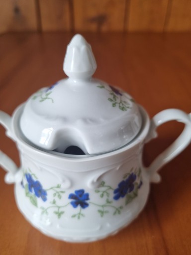 фарфоровая сахарница WŁOCŁAWEK