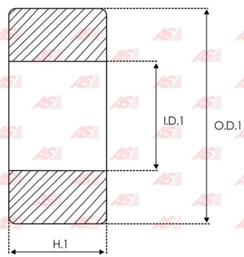 Подшипник стартера INA 28.20X35.30X14.70 VW Audi