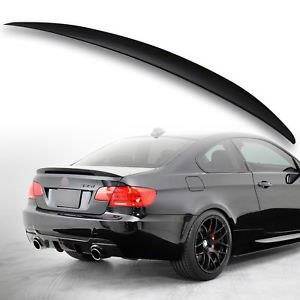 Спойлер на заднюю дверь BMW 3 E92 M PERFORMANCE, черный глянцевый, с АБС!