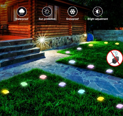 ОТКРЫТЫЙ САД SMART RGB ГАЗОН СТРУННЫЕ СВЕТИЛЬНИКИ СВЕТОДИОДНЫЕ